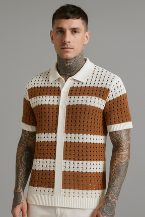 Camisa Crochê OM ®️ S0479