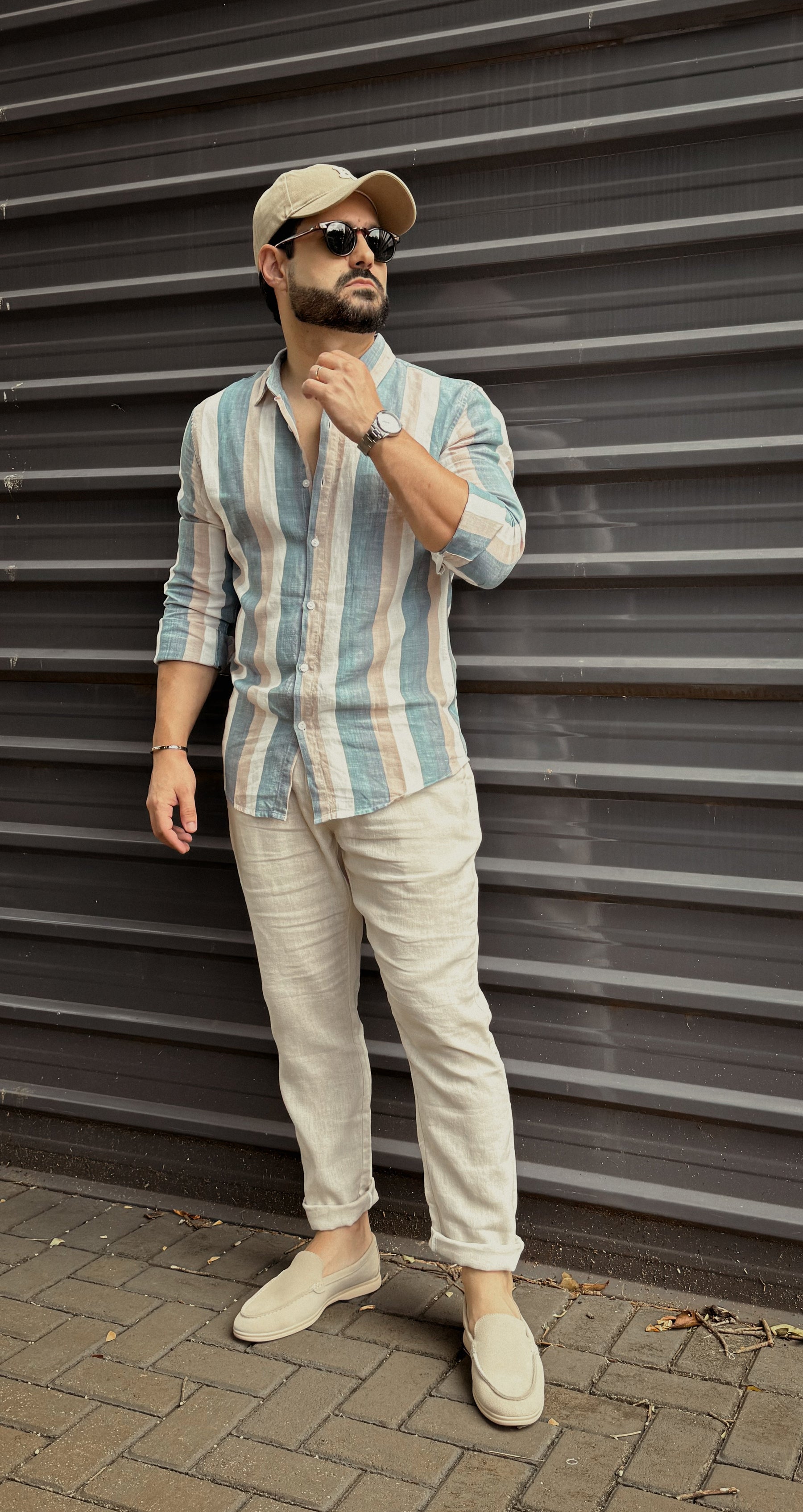 Calça linho OM S051
