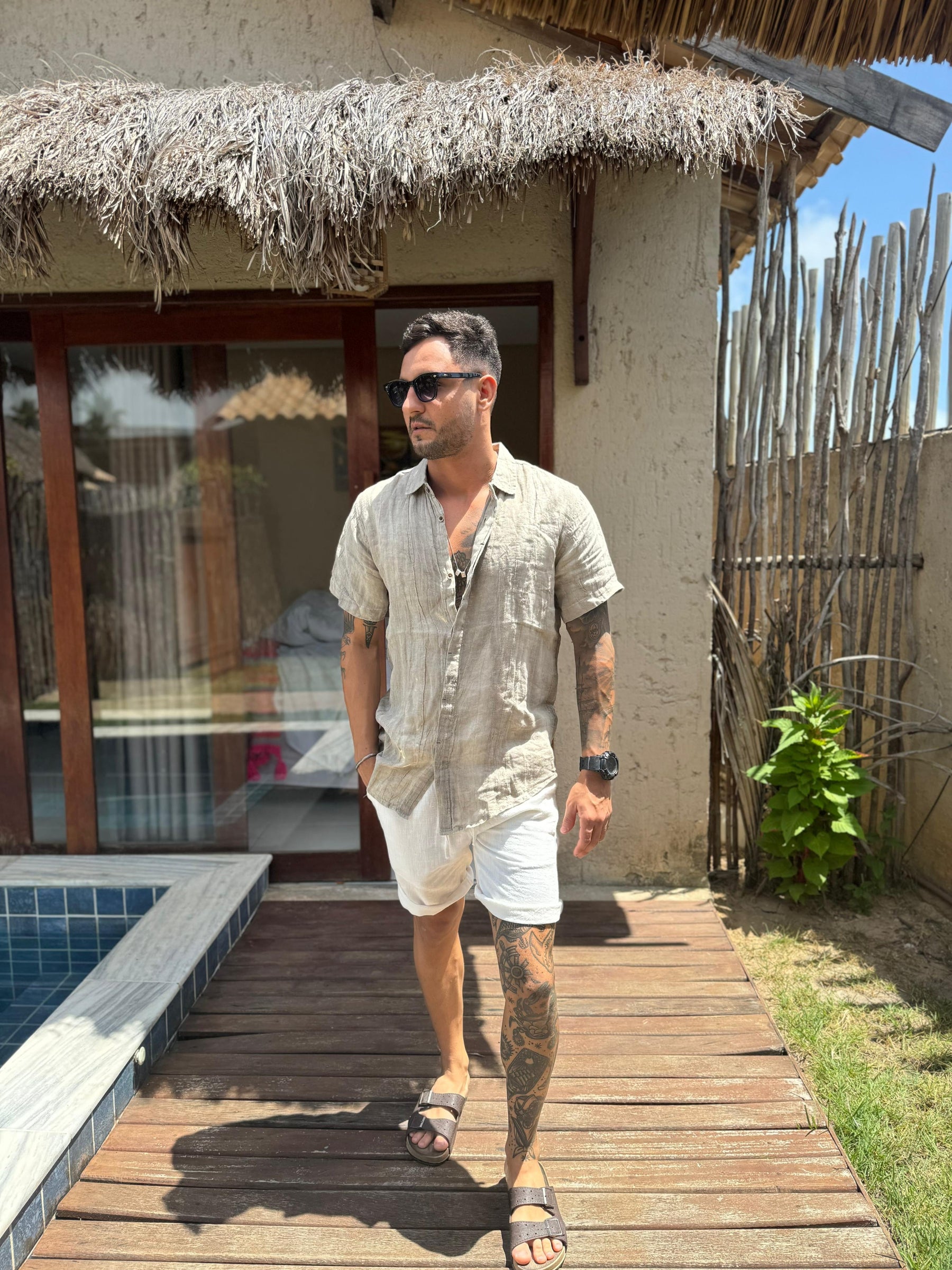 Camisa OM São Bento® - Puro linho