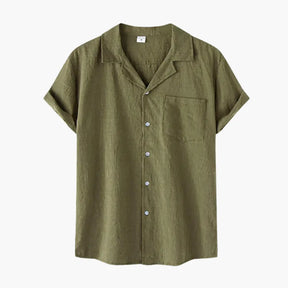Camisa Masculina Manga Curta Cuban