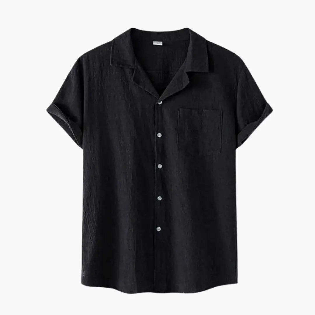 Camisa Masculina Manga Curta Cuban