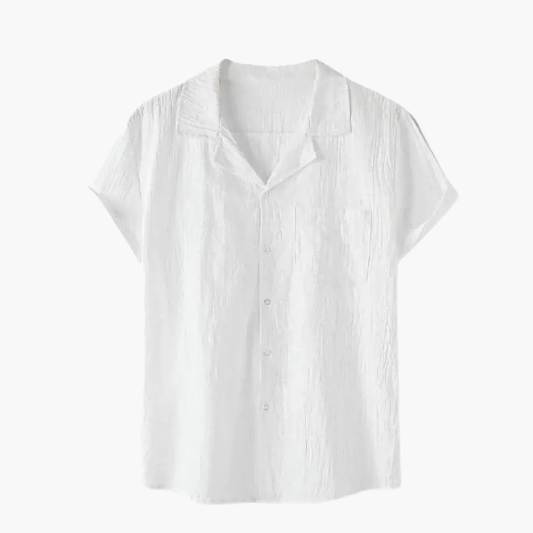 Camisa Masculina Manga Curta Cuban