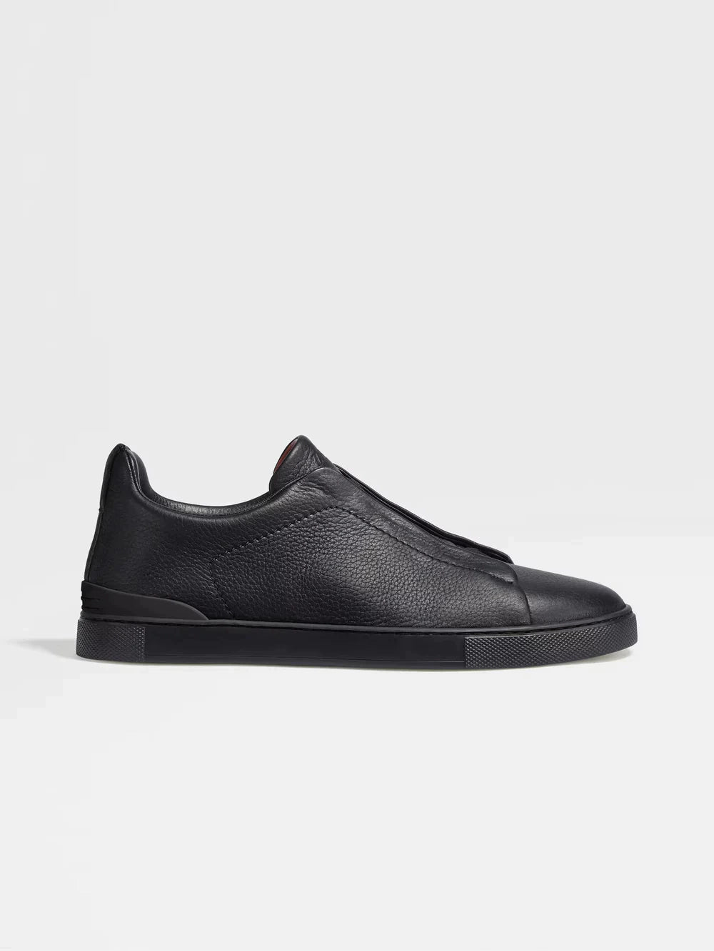 Tenis Zegna Triple Stitch Couro