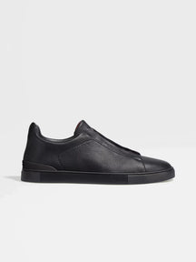 Tenis Zegna Triple Stitch Couro