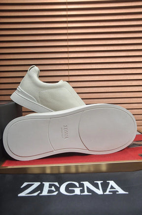 Tenis Zegna Triple Stitch Couro